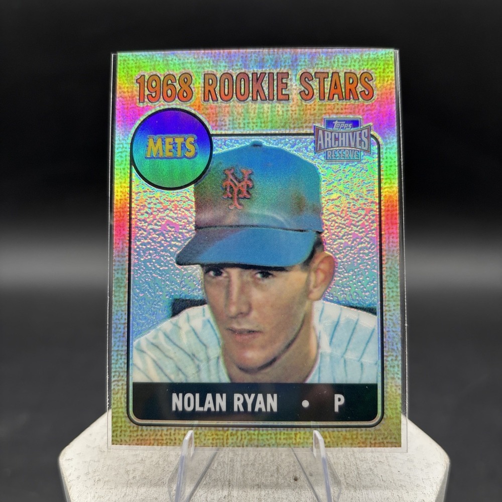 Topps 2001 Archives Reserve Nolan Ryan 1968 Mets Rookie Stars #177